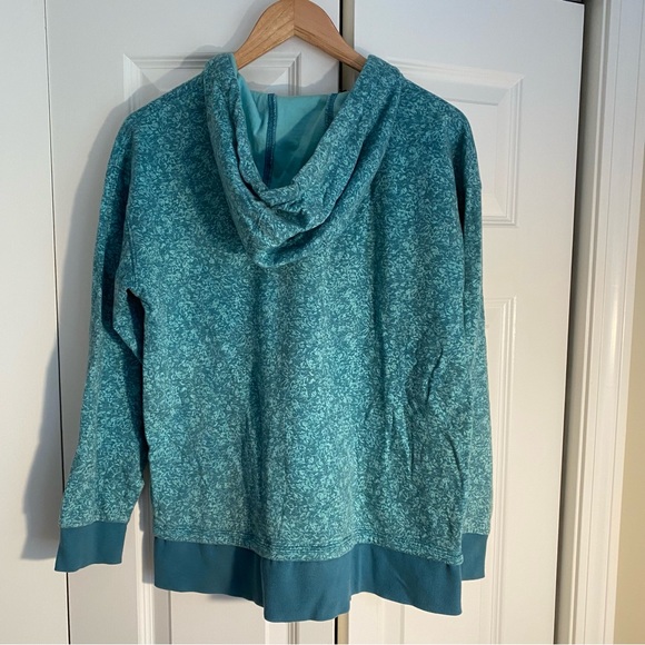 Athleta Pull Over Sweatshirt - Green with White pattern - Size Small - Picture 2 of 3